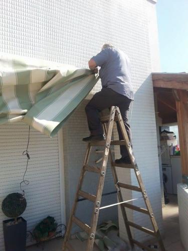 החלפת בד בסוככים קיימים